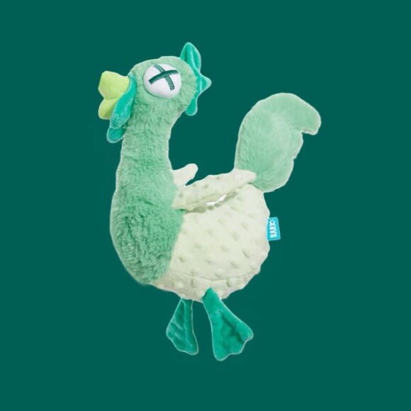 NEW Bark Box Plush Poultyrguiest Squeeky Fling Toy M/L - Picture 5 of 6